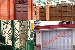 Филенчатые ворота Каскад в городе Завитинск